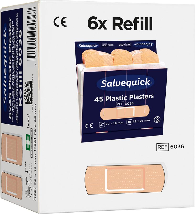 Plastikheftpflaster, wasserabweisende Pflaster SALVEQUICK Nr. 6036
