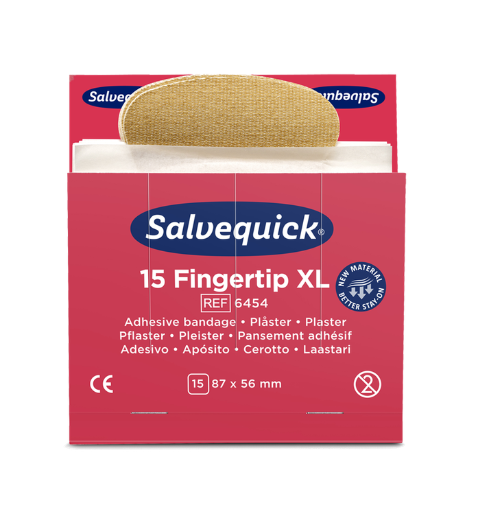 Textil-Fingerspitzenpflaster SALVEQUICK Fingerkuppenpflaster Nr. 6454