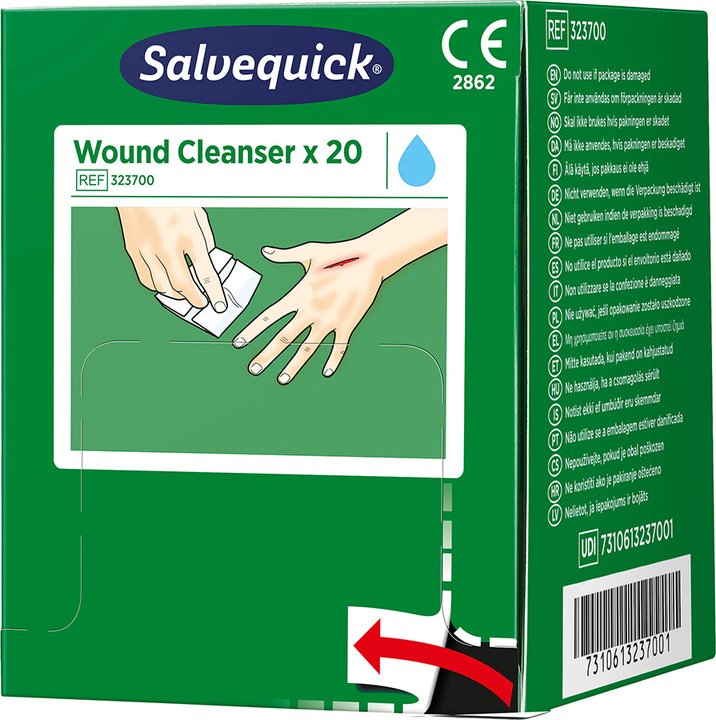 Nachfüllpackung Wundreinigungstüchlein SALVEQUICK Nr. 323700