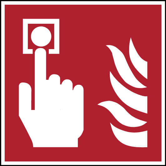 Brandschutzschild Brandmelder