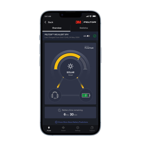 3M Peltor WS Alert XPV Gehörschutz Solarbetrieben