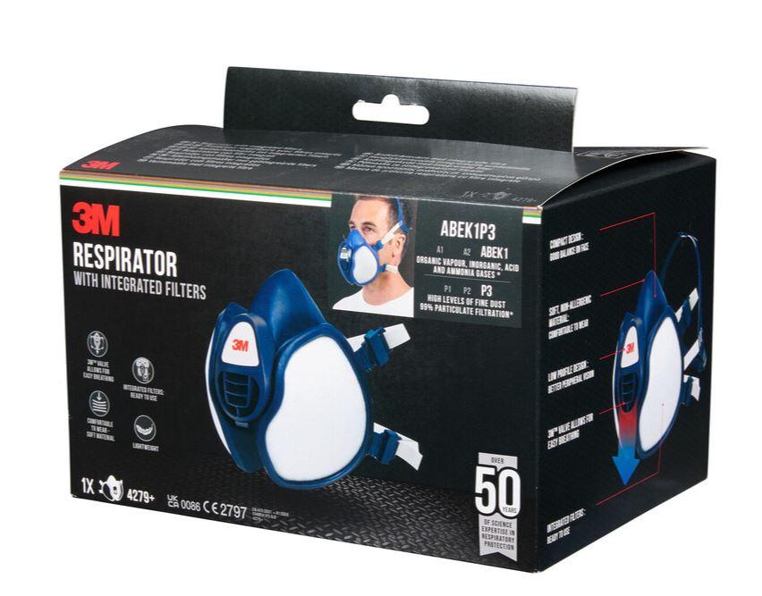 3M 4279+ Atemschutzmaske ABEK1P3 Consumer Verpackung