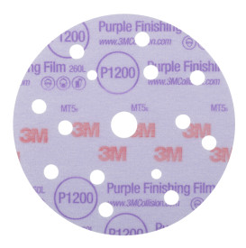 3M Hookit Purple 260L Schleifscheibe 15-fach gelocht