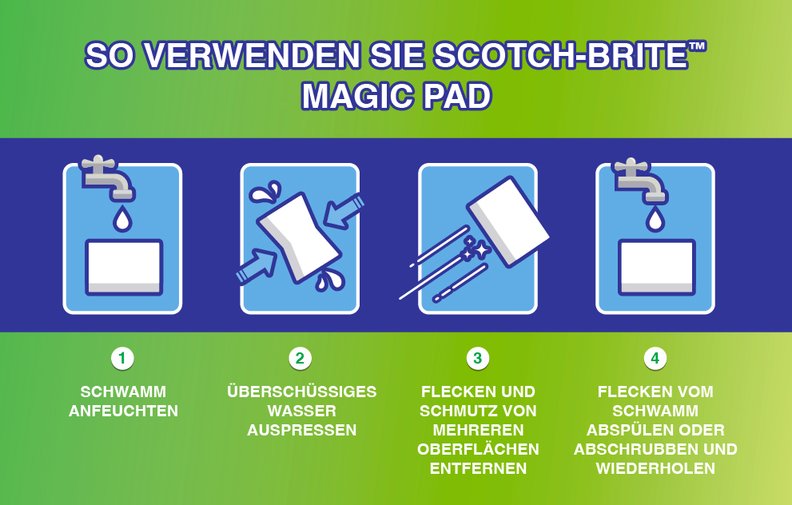 3M Scotch-Brite Fleckenradierer Magic Pad
