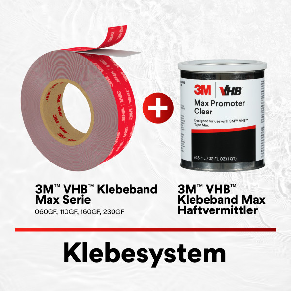 3M VHB MAX-110GF Klebeband grau