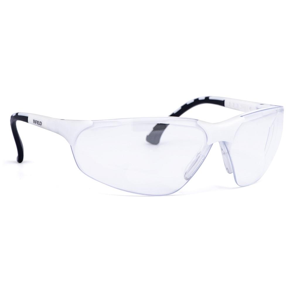 Bügelbrille Terminator Small weiss kratzfest