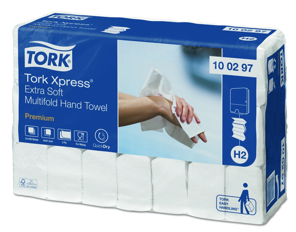 Tork Handtuch Xpress Premium weiss H2