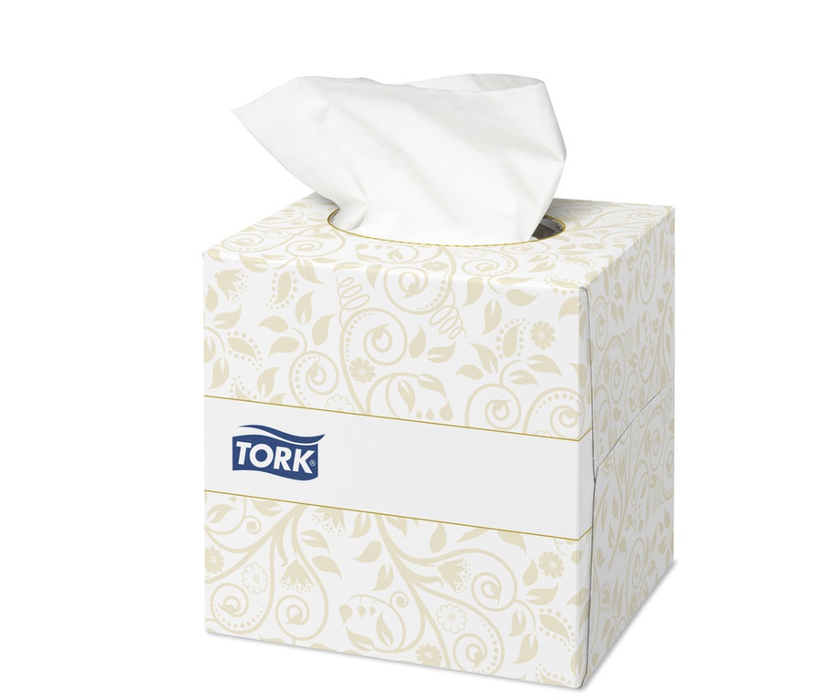 Tork Kosmetiktüücher Premium 2-lagig weiss Würfel