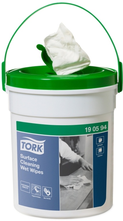 Tork Reinigungstuch feucht im Spendereimer