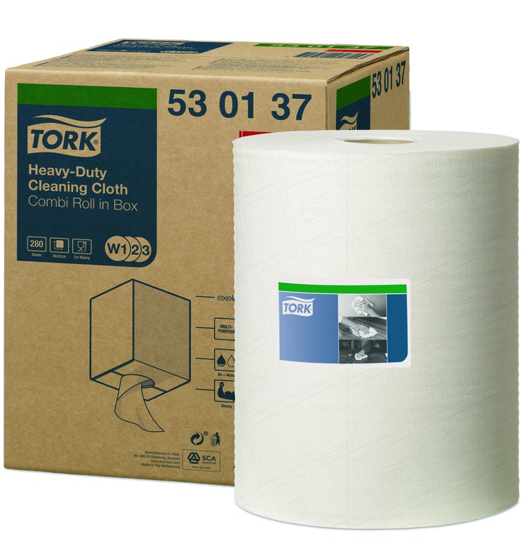 Tork Reinigungstuch W1/W2/W3 Performance Extra Stark 1-lagig weiss