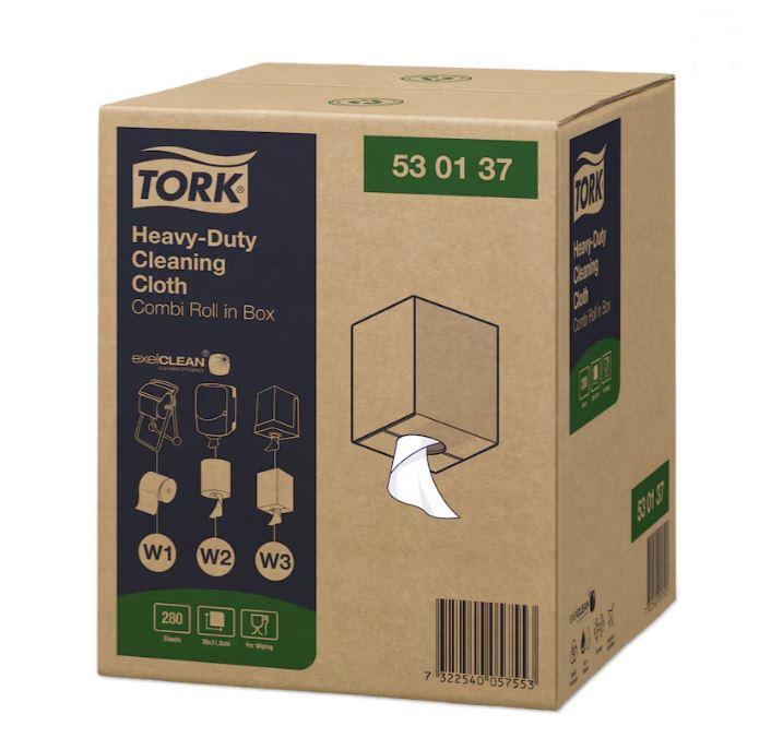 Tork Reinigungstuch W1/W2/W3 Performance Extra Stark 1-lagig weiss