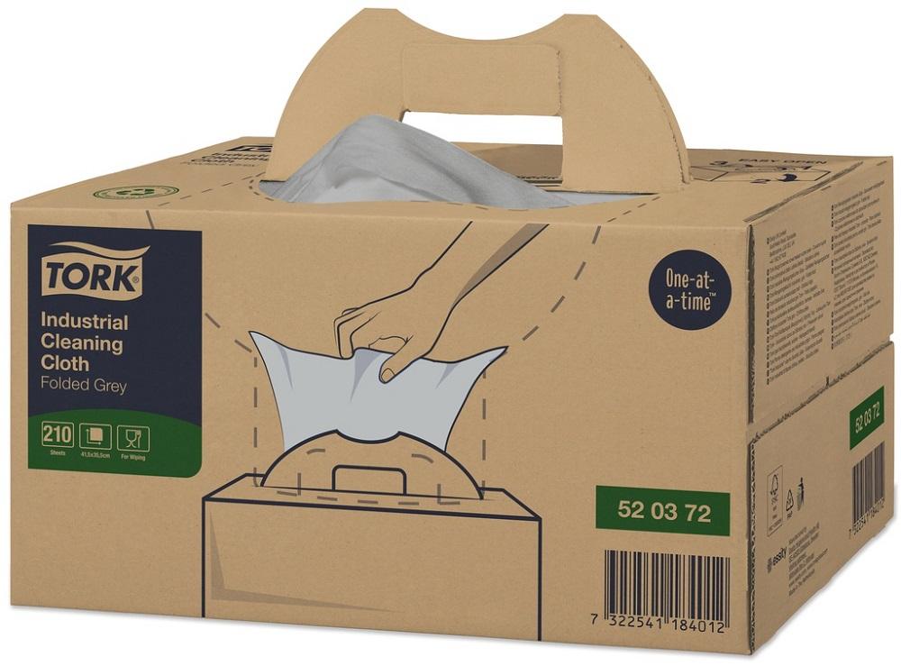Tork Reinigungstuch W7 Industrie Handybox 1-lagig grau