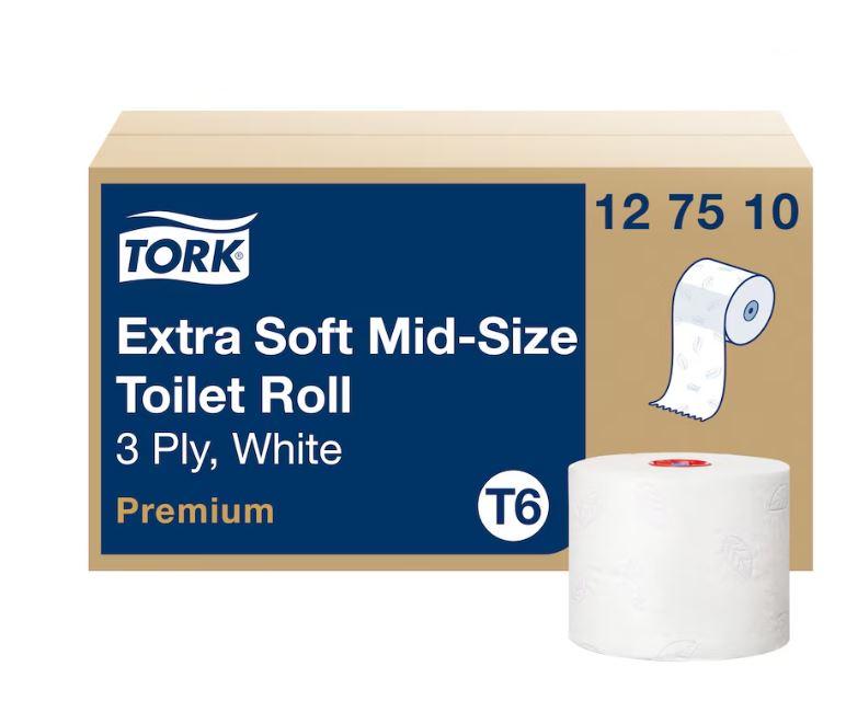 Tork Toilettenpapier Pemium Compact T6 3-lagig weiss