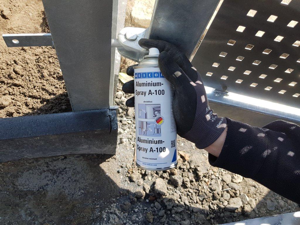 WEICON Aluminium-Spray A-100 abriebfest