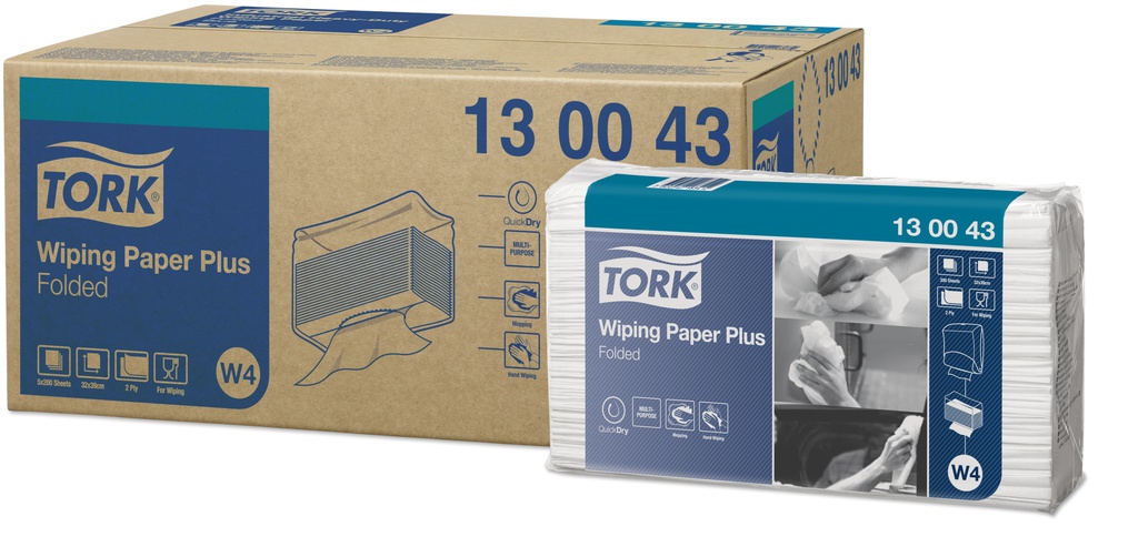 Tork Wischtuch Performance W4 Mehrzweck Stark Einzeltüücher